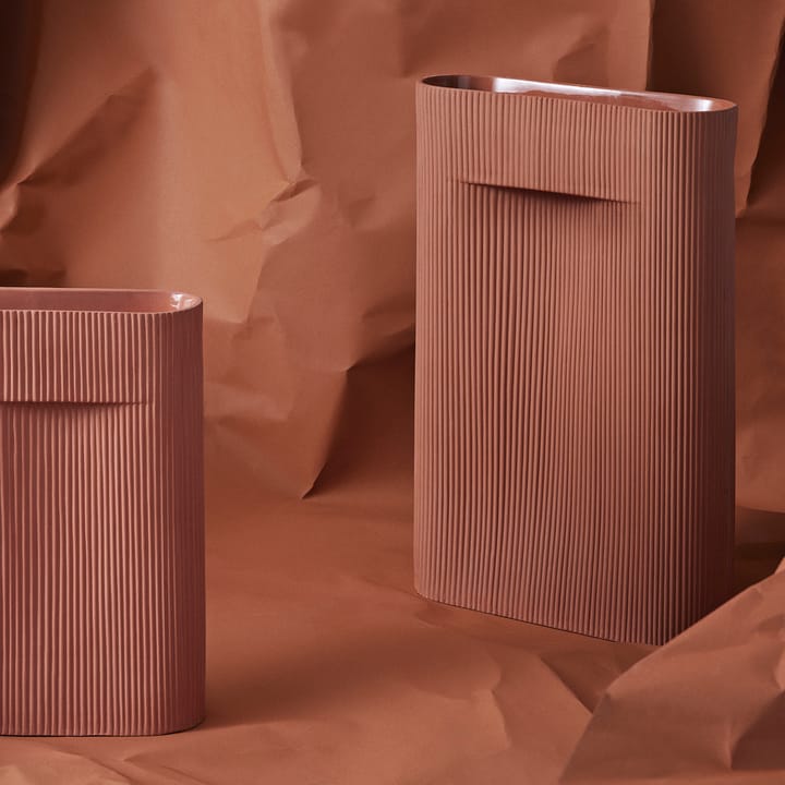 Ridge vase 48.5 cm, Terracotta Muuto