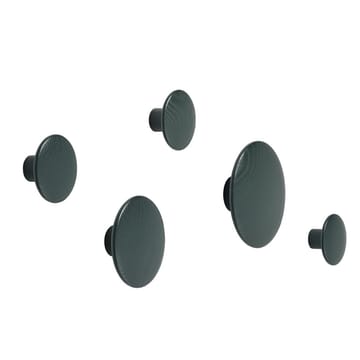 The Dots clothes hook dark green - Xs - Muuto