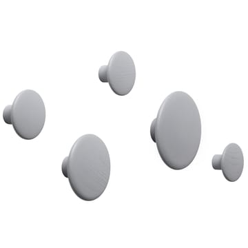 The Dots clothes hook grey - Ø13 cm - Muuto