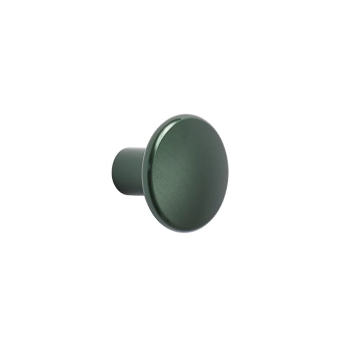 The Dots clothes hook metal 2.7 cm - dark green - Muuto