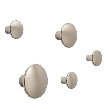 The Dots clothes hook metal 5 cm - Taupe - Muuto