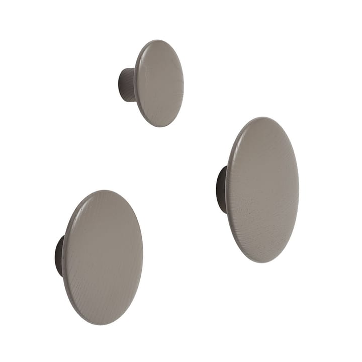 The Dots clothes hook taupe, Large Muuto