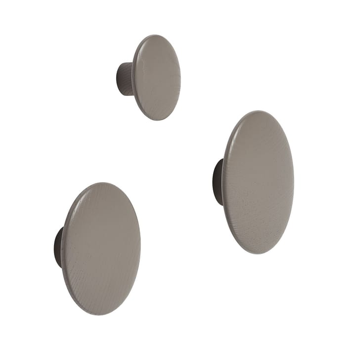 The Dots clothes hook taupe, Medium Muuto