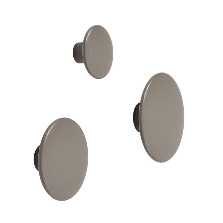 The Dots clothes hook taupe, Small Muuto