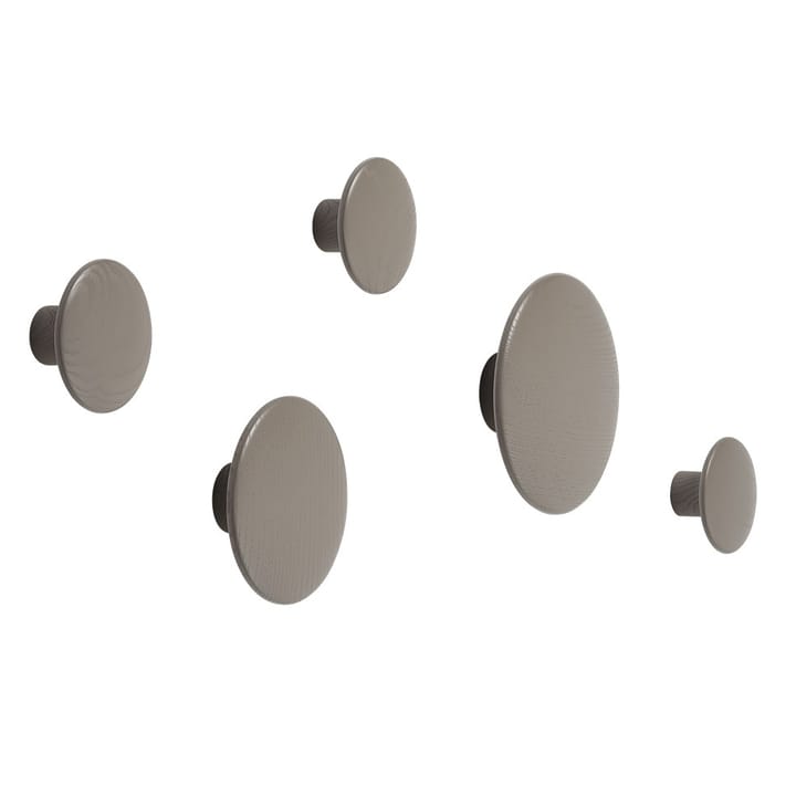 The Dots clothes hook taupe, XS Muuto