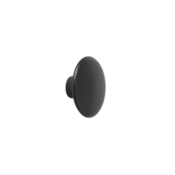 The Dots coat hook black, Ø6,5 cm Muuto