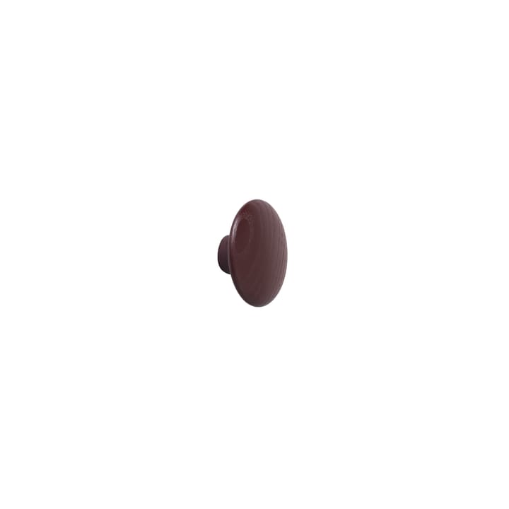 The Dots coat hook burgundy - extra small - Muuto