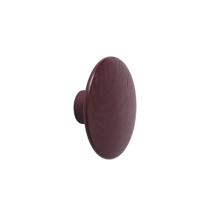 The Dots coat hook burgundy, Large Muuto