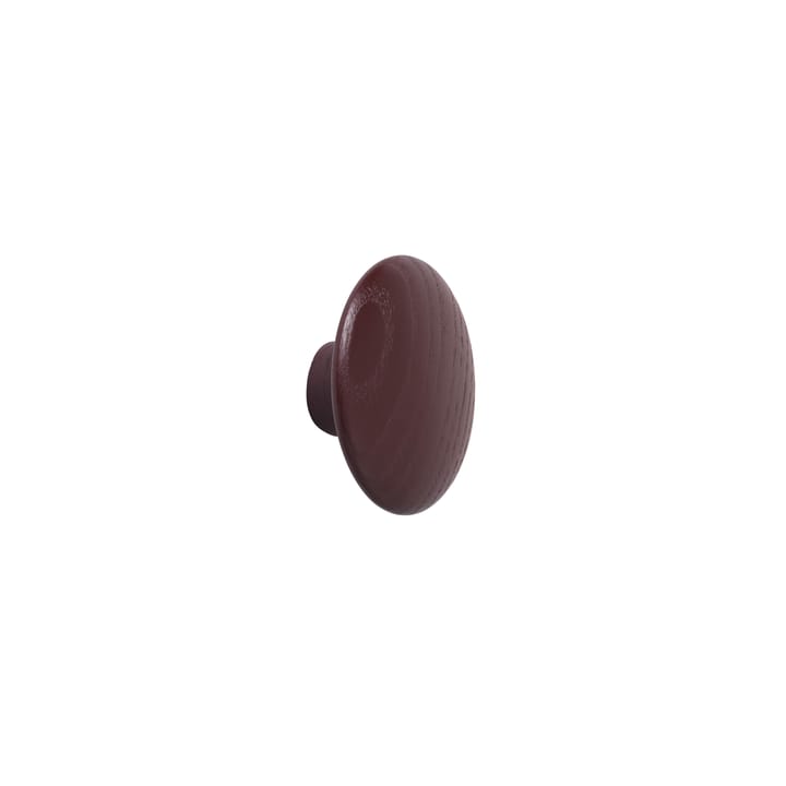 The Dots coat hook burgundy - Small - Muuto