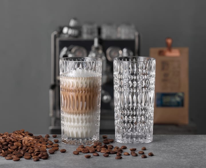 Ethno Barista Latte glass 43.4 cl 2-pack, Clear Nachtmann