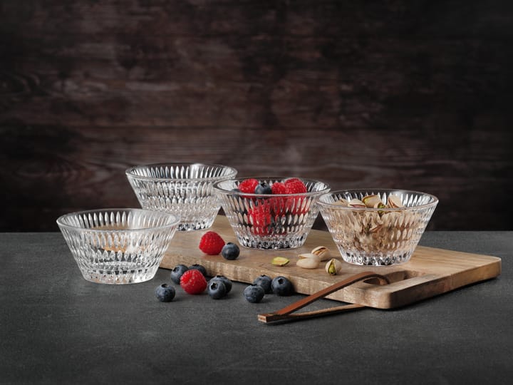 Ethno bowl Ø11 cm 4-pack, Clear Nachtmann