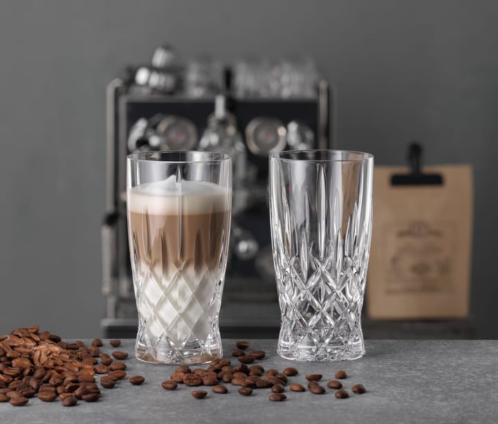 Noblesse Barista Latte glass 35 cl 2-pack, Clear Nachtmann