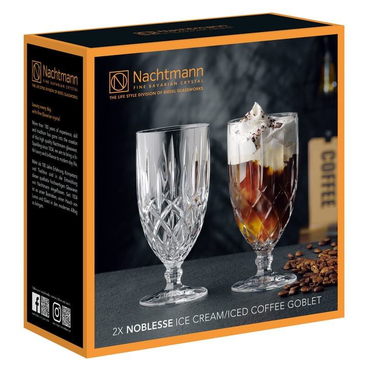 Noblesse dessert glasses 2-pack, clear Nachtmann