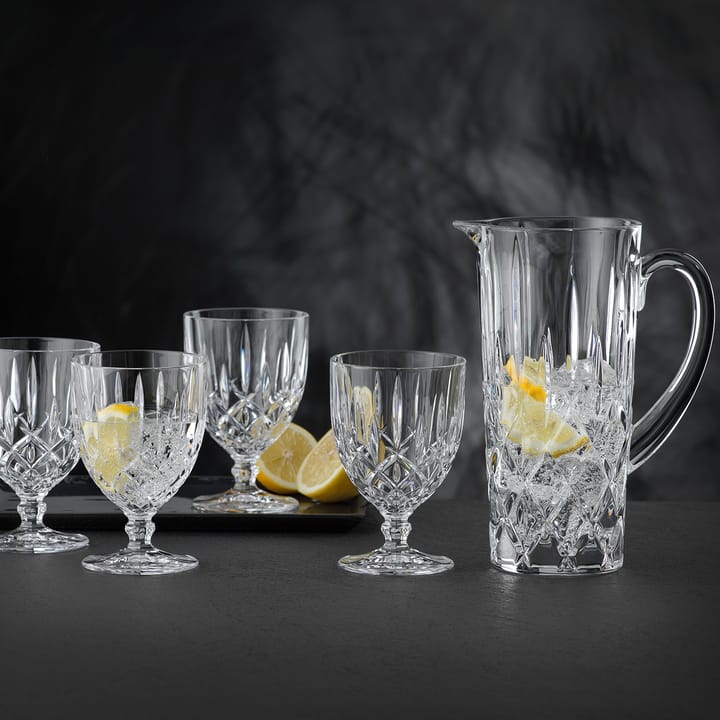 Noblesse set pot and 4 st glass, clear Nachtmann