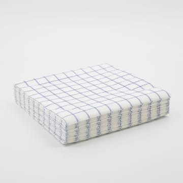 Check napkins 20x20 cm - Blue - Nicolas Vahé