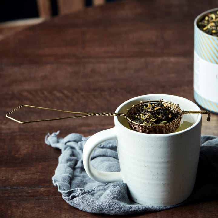 Presentation tea strainer, Golden Nicolas Vahé