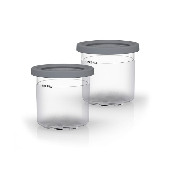 Ninja container with lid for NC300 CREAMi 2-pack - Clear-gray - Ninja