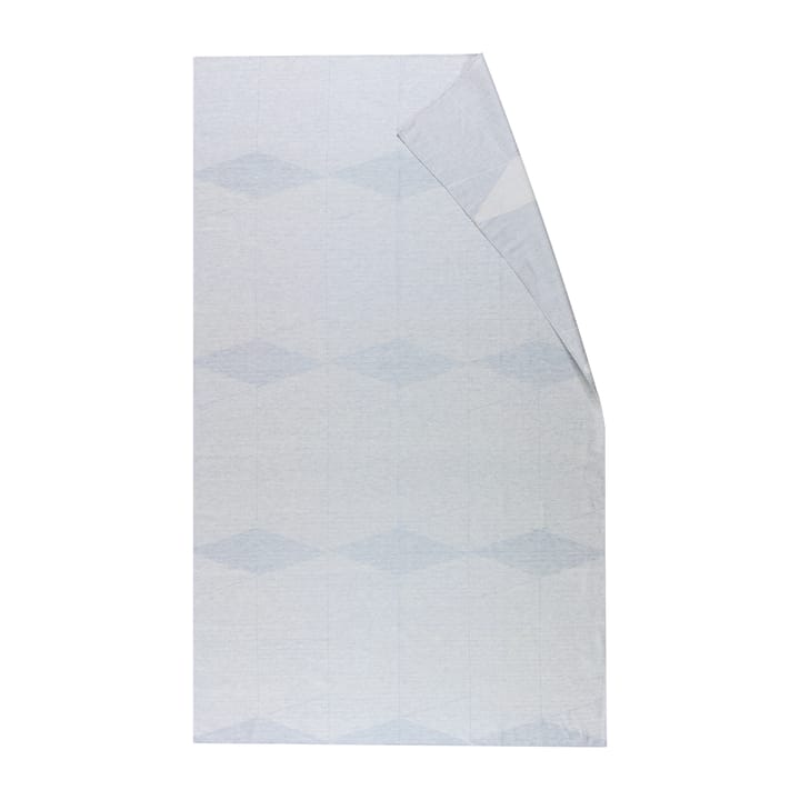 Geometric tablecloth 147x250 cm - Blue-white - NJRD