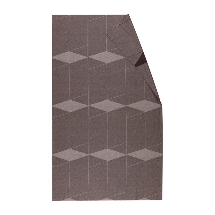 Geometric tablecloth 147x250 cm, Brown-white NJRD