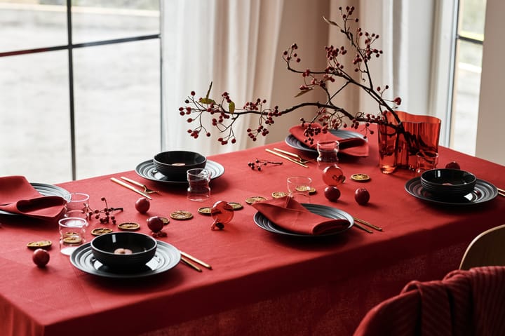 Geometric tablecloth 147x250 cm, Red NJRD