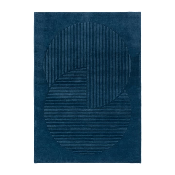 Levels wool rug circles blue - 200x300 cm - NJRD