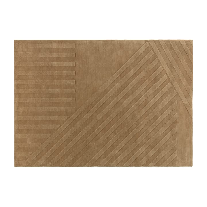 Levels wool rug stripes beige, 200x300 cm NJRD