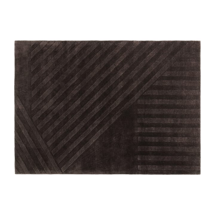 Levels wool rug stripes brown, 170x240 cm NJRD