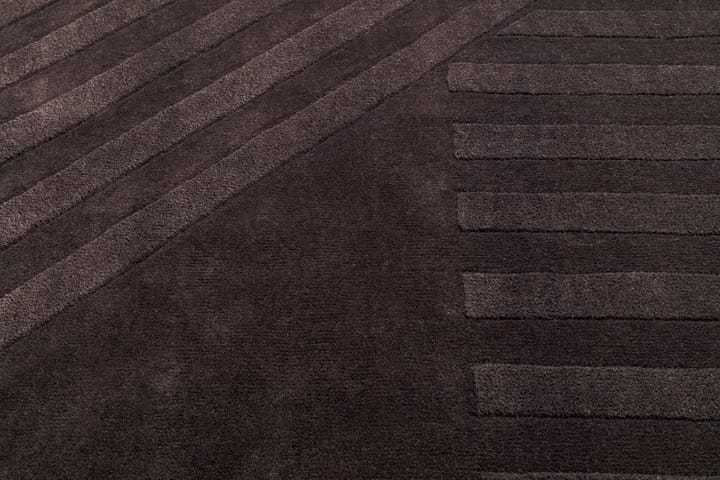 Levels wool rug stripes brown, 200x300 cm NJRD