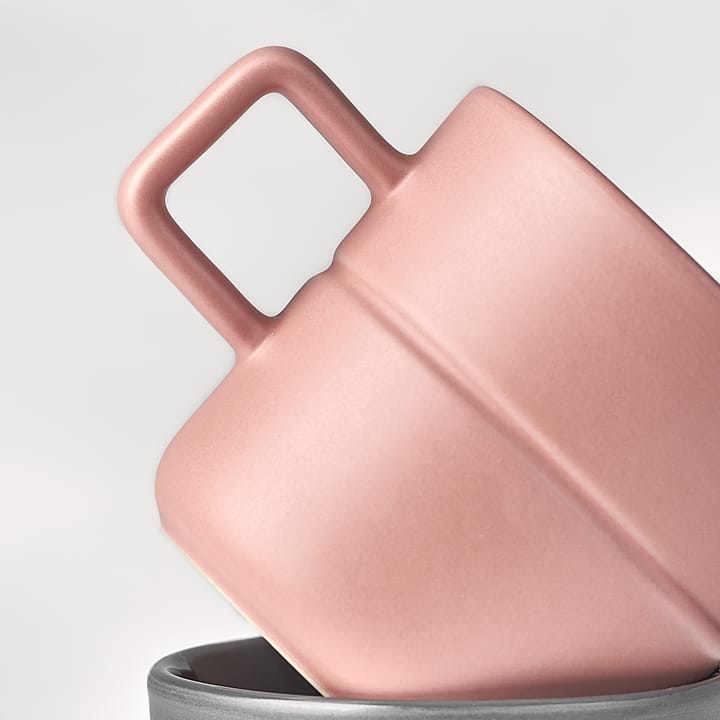 Lines mug 30 cl 2-pack, pink NJRD