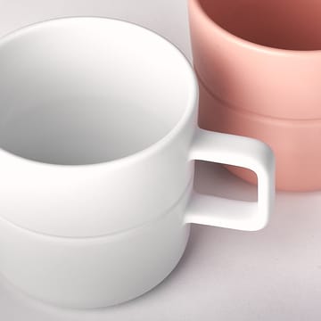 Lines mug 50 cl 2-pack - white - NJRD