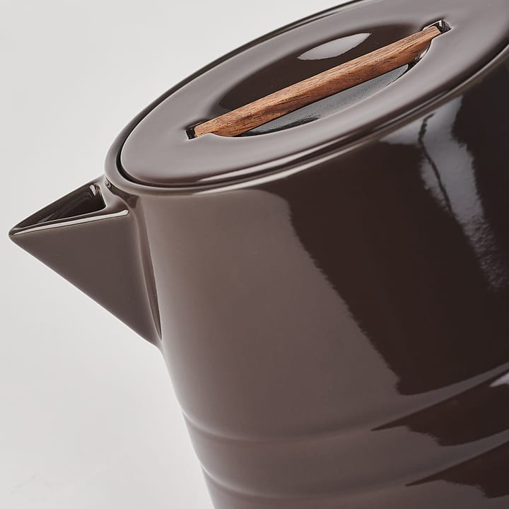 Lines teapot 1.5 liter, brown NJRD