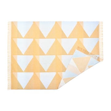 Metric focus No. 2 cotton throw 130x185 cm - Yellow - NJRD