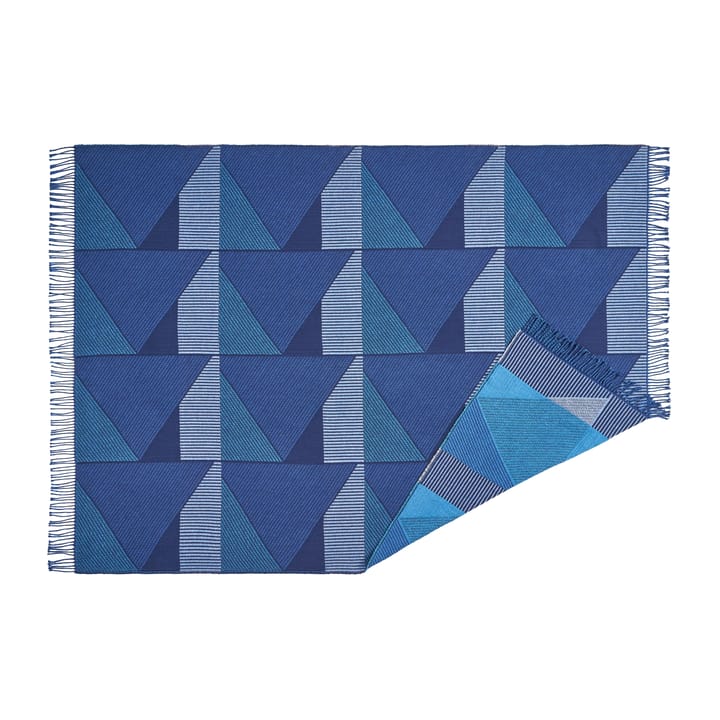 Metric focus No. 3 cotton blankets 130x185 cm, Blue NJRD