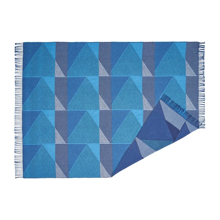 Metric focus No. 3 cotton blankets 130x185 cm, Blue NJRD