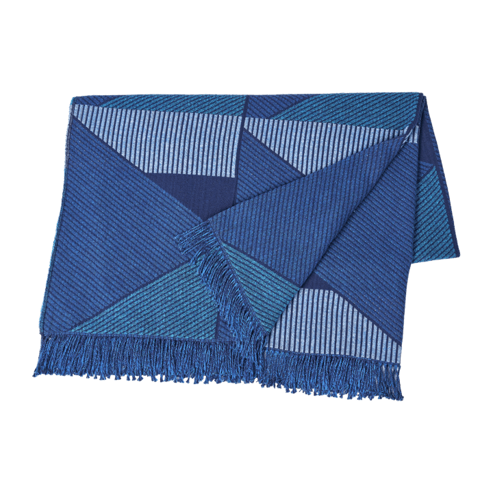 Metric focus No. 3 cotton blankets 130x185 cm, Blue NJRD