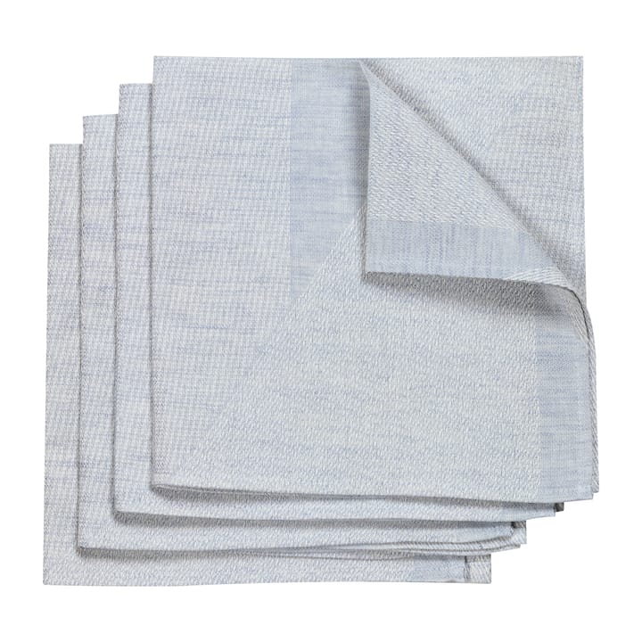 Metric napkin 47x47 cm 4-pack, Blue-white NJRD