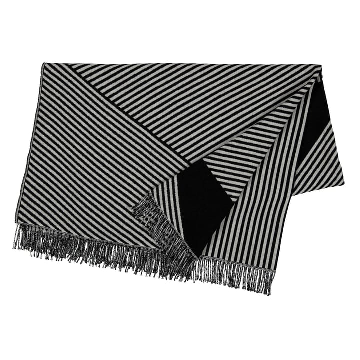 Stripes cotton throw, black NJRD