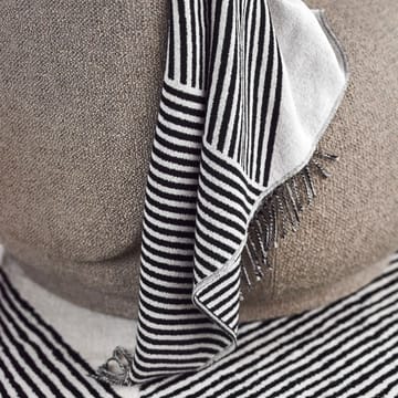 Stripes cotton throw - black - NJRD