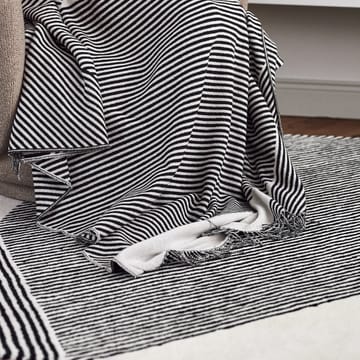 Stripes cotton throw - black - NJRD