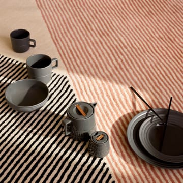 Stripes wool rug pink - 170x240 cm - NJRD