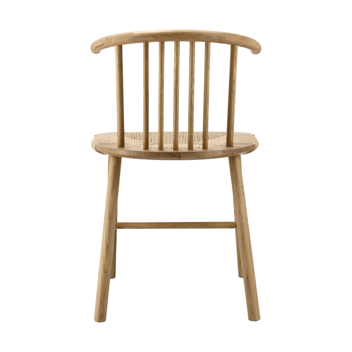 VIOR dining chair wicker seat, Lacquered oak-nature NJRD