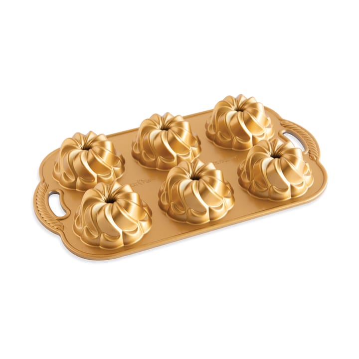 Nordic Ware pirouette bundtlette baking pan 1.2 l - Gold - Nordic Ware