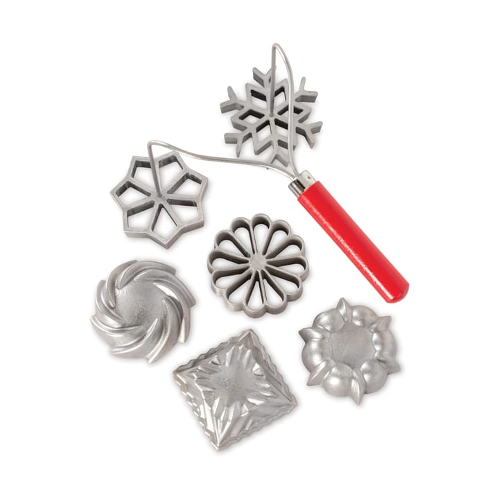 Nordic Ware rosette iron set - Red - Nordic Ware