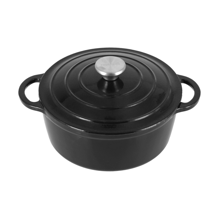 Nordwik cast iron pot round 2.5 l - Black - Nordwik