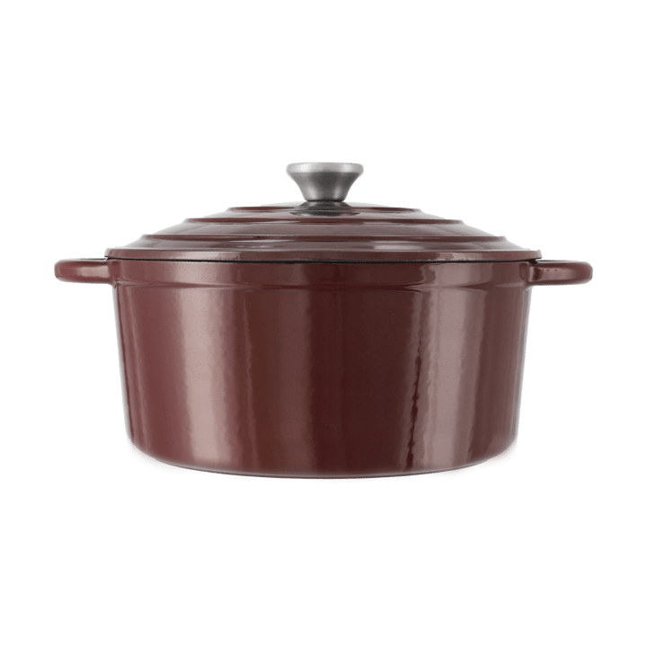 Nordwik cast iron pot round 5 l - Burgundy - Nordwik