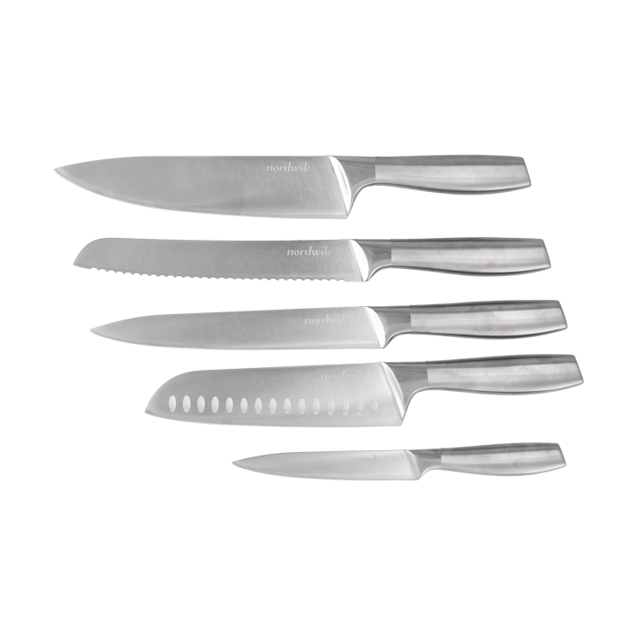 Nordwik knife set 5-piece - Stainless steel - Nordwik