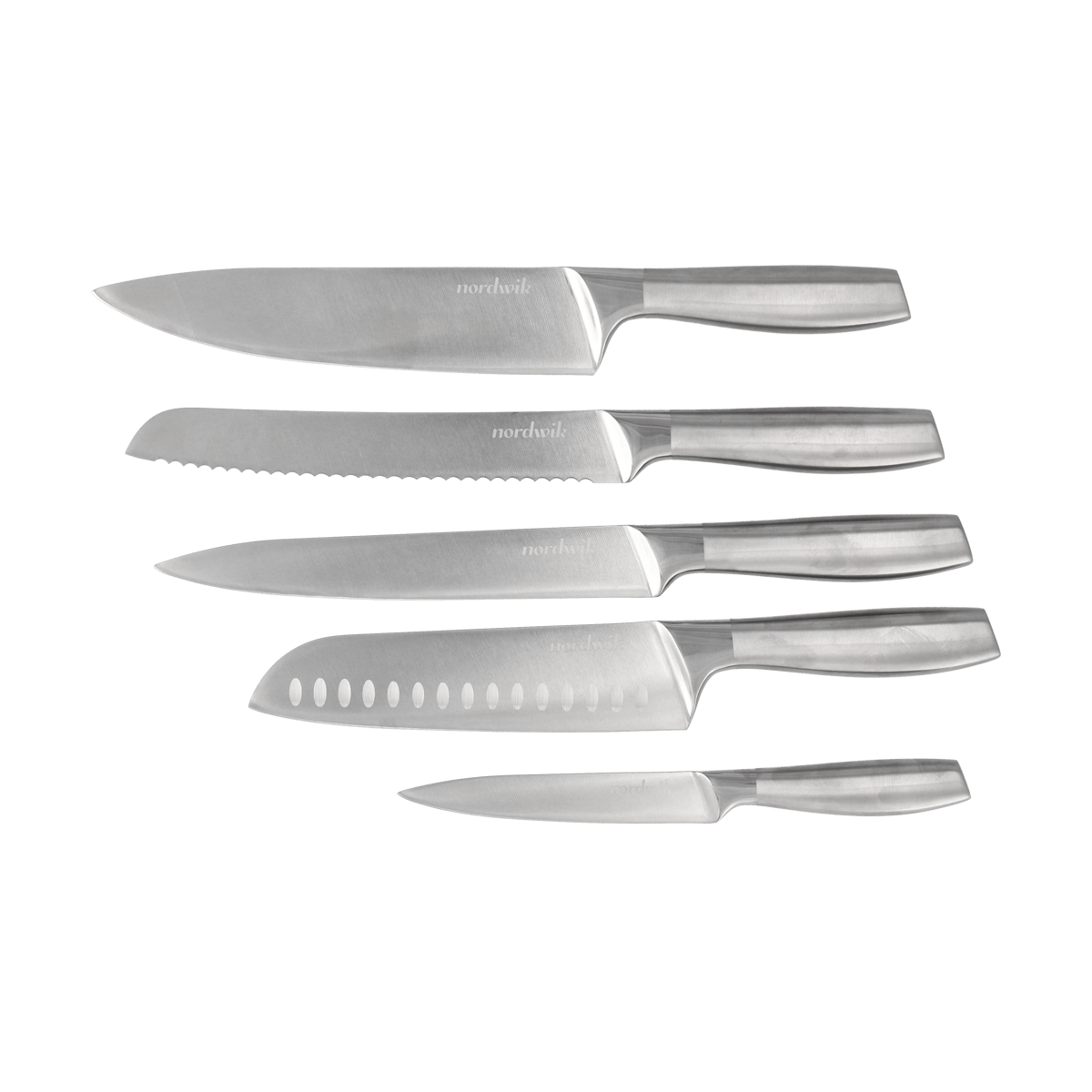 Nordwik Nordwik knife set 5 piece Stainless steel