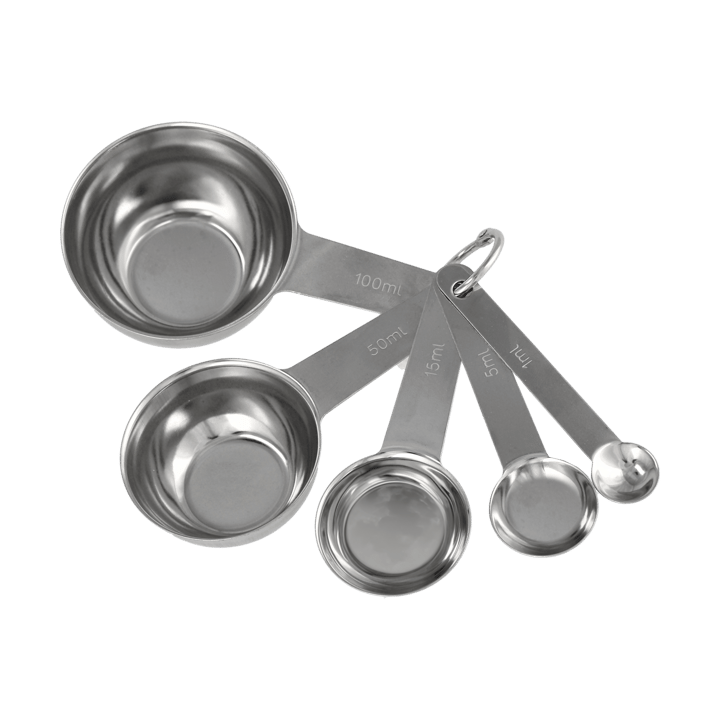 Nordwik measuring set 5-piece - Stainless steel - Nordwik