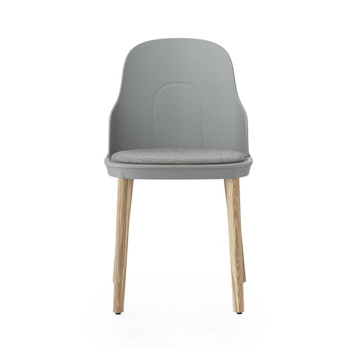 Allez chair with cushion and oak legs, Grey Normann Copenhagen