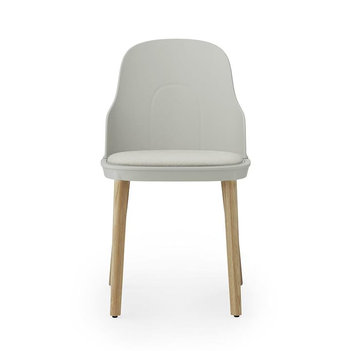 Allez chair with cushion and oak legs, Warm Grey Normann Copenhagen